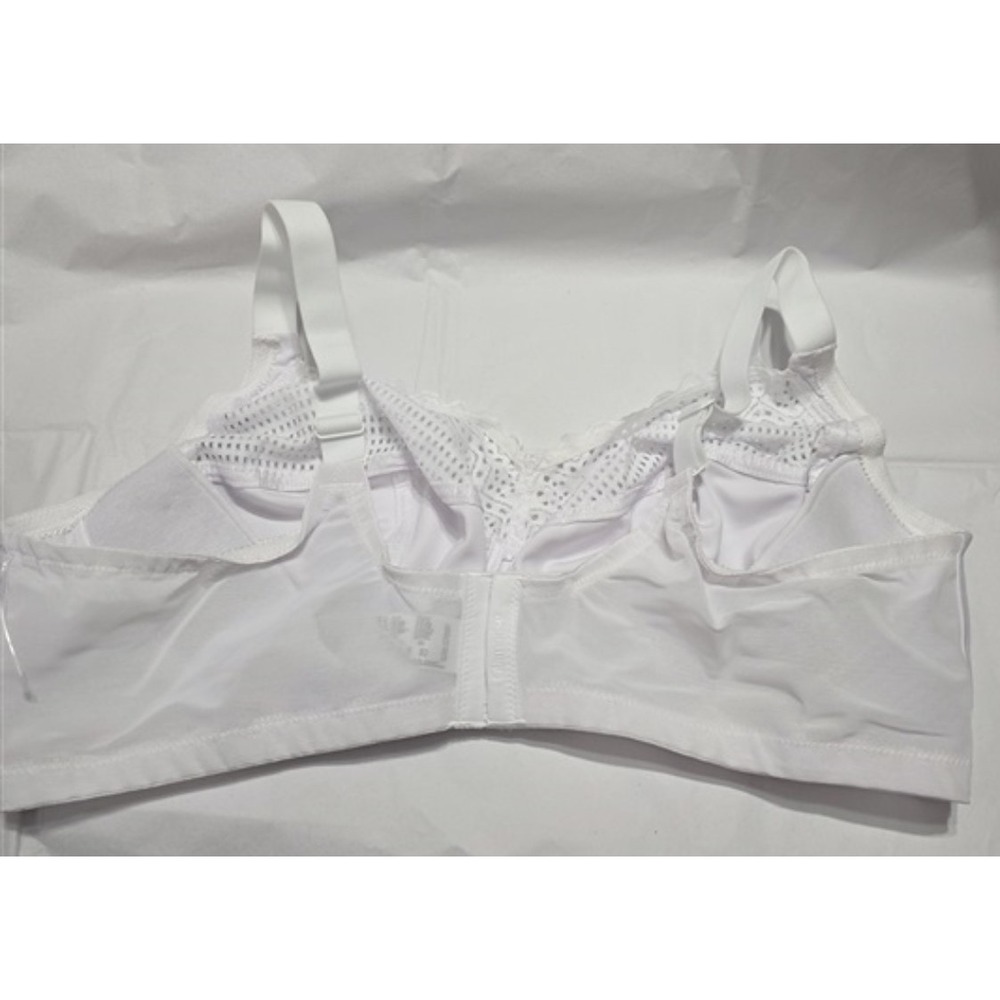NWOT Glamorise 46D Comfort Lift Wireless Bra 1103 Bra White 132297 - Picture 2 of 4